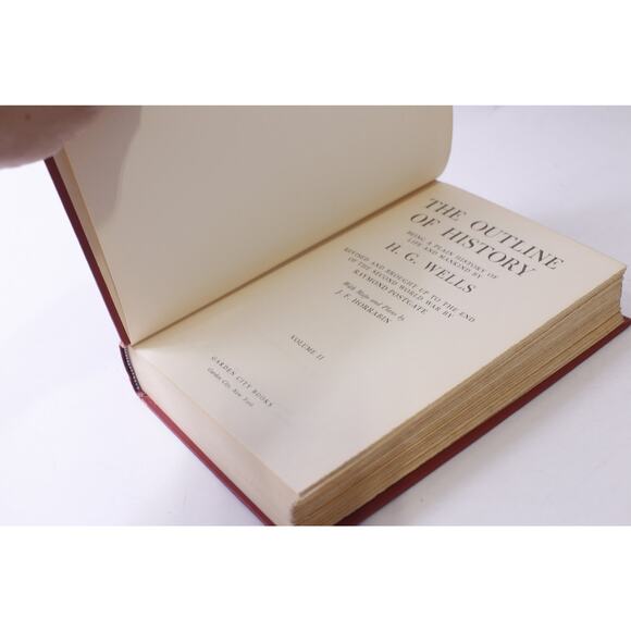 The Outline of History, Herbert Wells, Volume 2, Garden City Books, Nonfiction - Picture 2 of 2